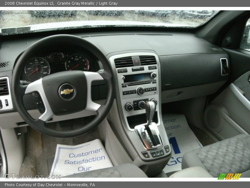 Granite Gray Metallic / Light Gray 2008 Chevrolet Equinox LS