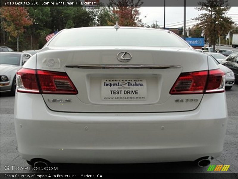 Starfire White Pearl / Parchment 2010 Lexus ES 350