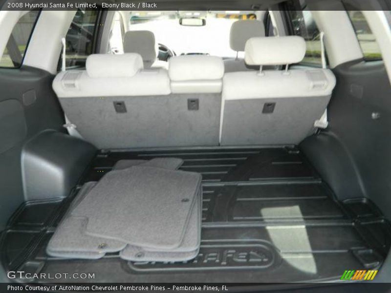 Ebony Black / Black 2008 Hyundai Santa Fe Limited