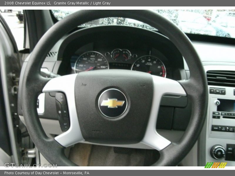 Granite Gray Metallic / Light Gray 2008 Chevrolet Equinox LS