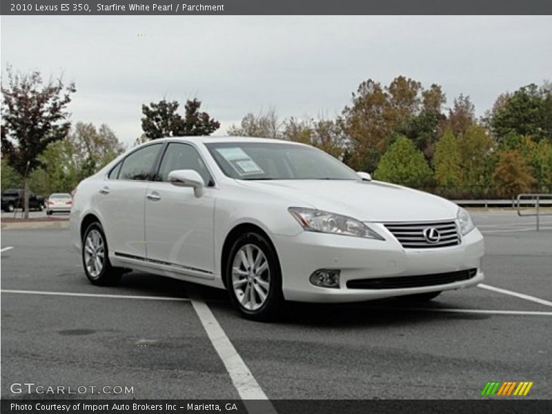 Starfire White Pearl / Parchment 2010 Lexus ES 350