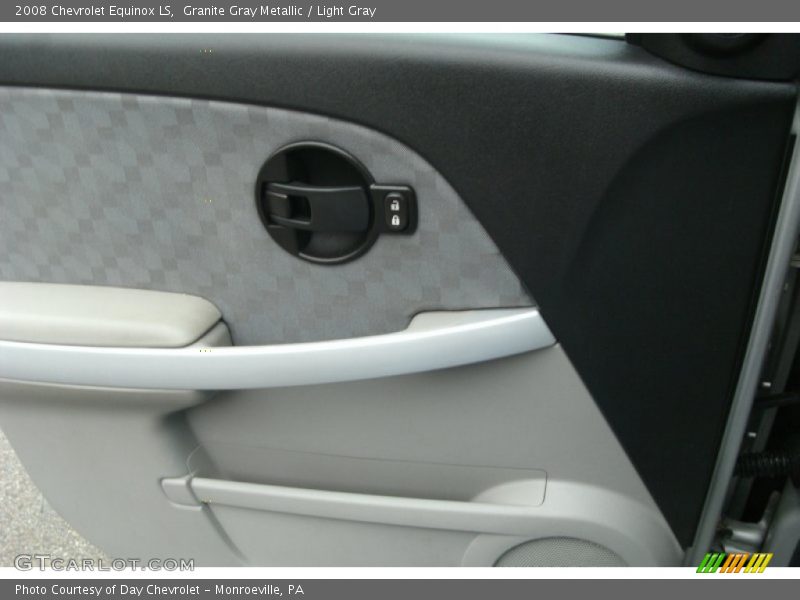 Granite Gray Metallic / Light Gray 2008 Chevrolet Equinox LS