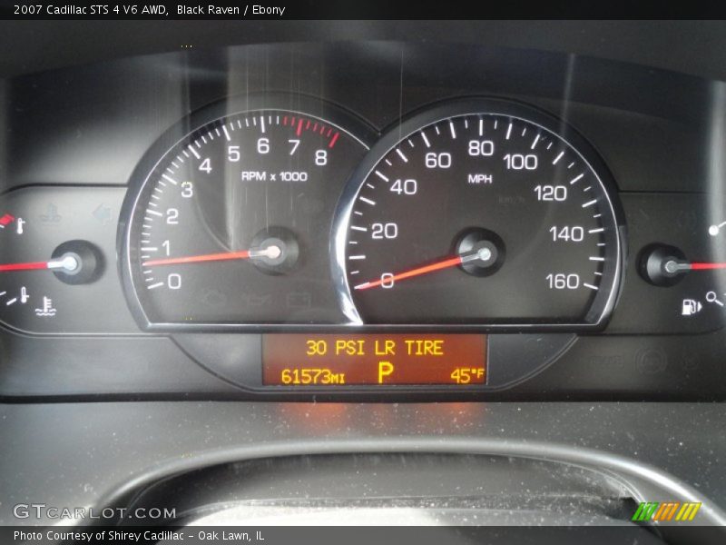 Black Raven / Ebony 2007 Cadillac STS 4 V6 AWD