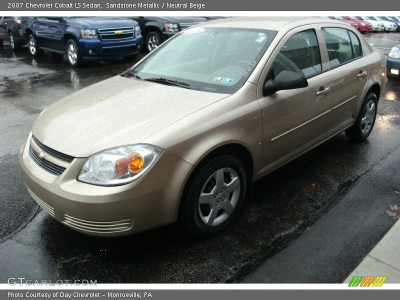 Sandstone Metallic / Neutral Beige 2007 Chevrolet Cobalt LS Sedan