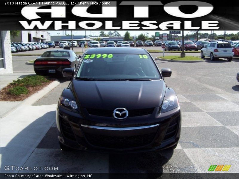 Black Cherry Mica / Sand 2010 Mazda CX-7 s Touring AWD