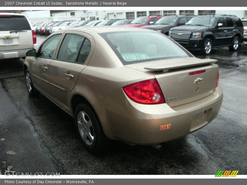 Sandstone Metallic / Neutral Beige 2007 Chevrolet Cobalt LS Sedan