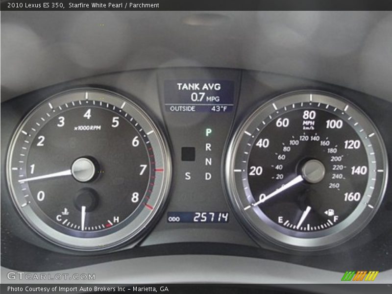 Starfire White Pearl / Parchment 2010 Lexus ES 350