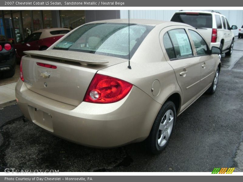 Sandstone Metallic / Neutral Beige 2007 Chevrolet Cobalt LS Sedan