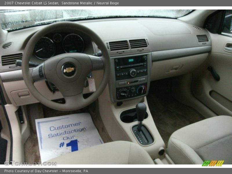 Sandstone Metallic / Neutral Beige 2007 Chevrolet Cobalt LS Sedan