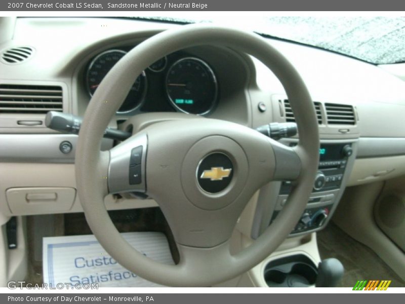 Sandstone Metallic / Neutral Beige 2007 Chevrolet Cobalt LS Sedan