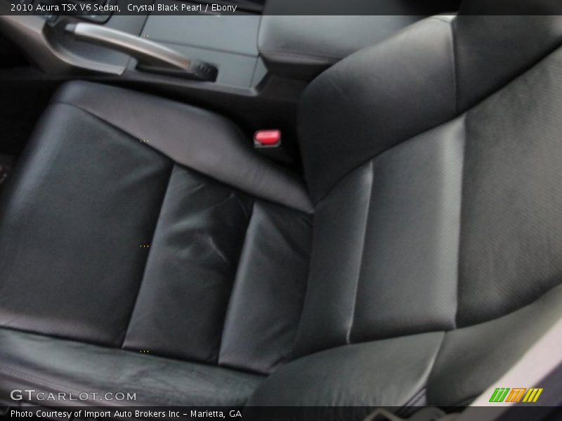 Crystal Black Pearl / Ebony 2010 Acura TSX V6 Sedan