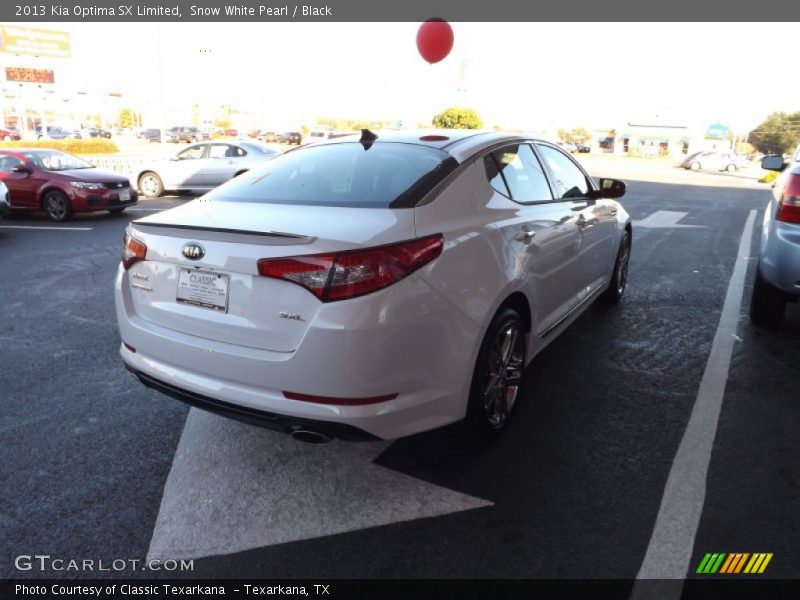 Snow White Pearl / Black 2013 Kia Optima SX Limited