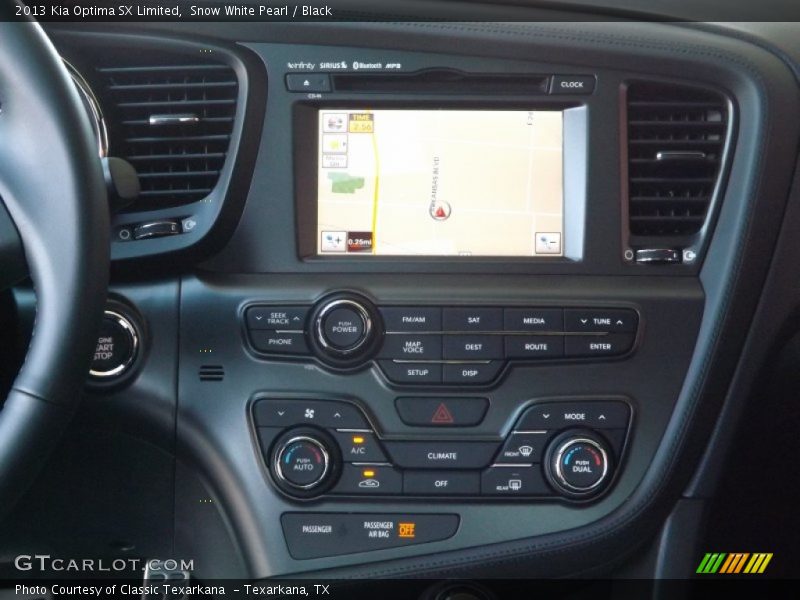 Snow White Pearl / Black 2013 Kia Optima SX Limited