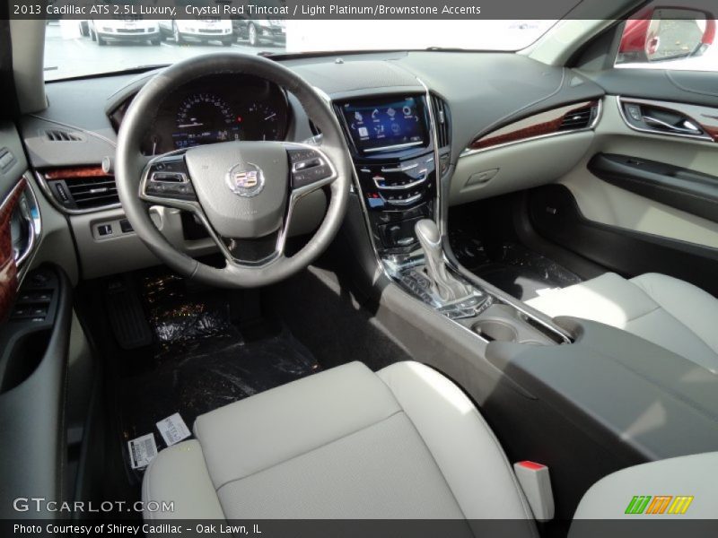 Light Platinum/Brownstone Accents Interior - 2013 ATS 2.5L Luxury 