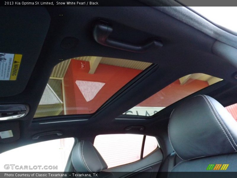 Snow White Pearl / Black 2013 Kia Optima SX Limited