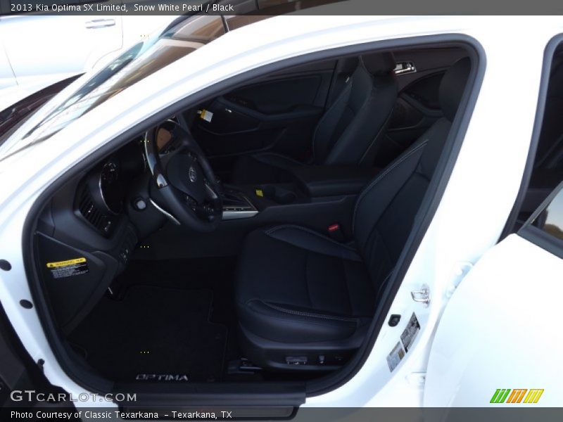 Snow White Pearl / Black 2013 Kia Optima SX Limited