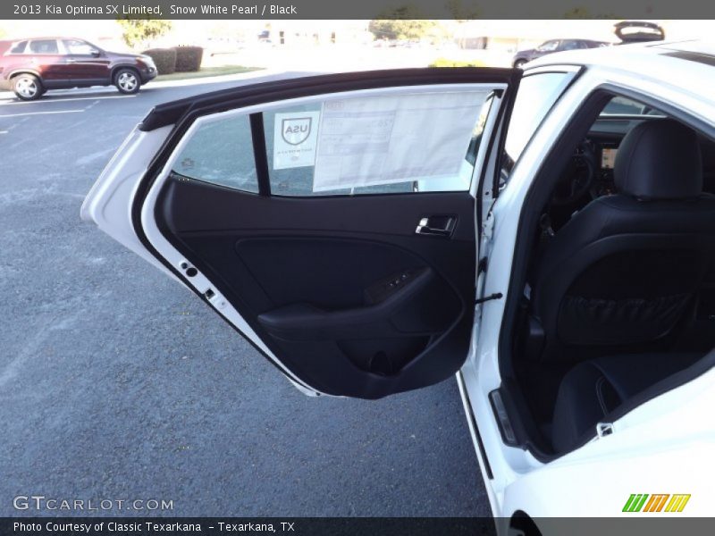 Snow White Pearl / Black 2013 Kia Optima SX Limited