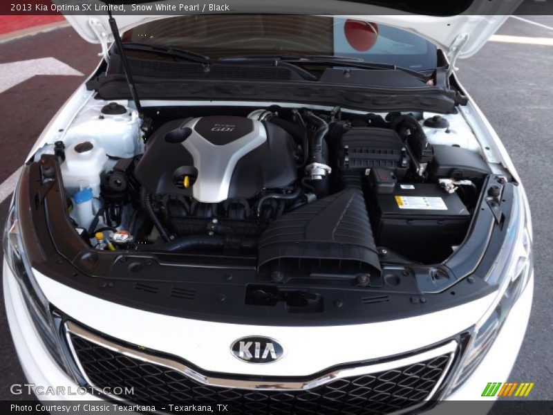 Snow White Pearl / Black 2013 Kia Optima SX Limited