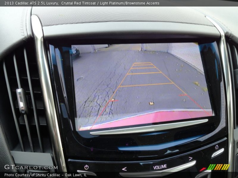 Crystal Red Tintcoat / Light Platinum/Brownstone Accents 2013 Cadillac ATS 2.5L Luxury