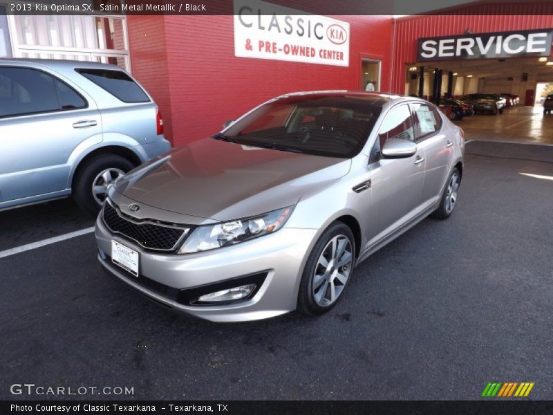 Satin Metal Metallic / Black 2013 Kia Optima SX
