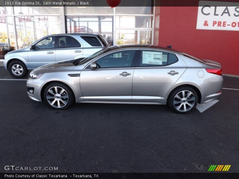Satin Metal Metallic / Black 2013 Kia Optima SX