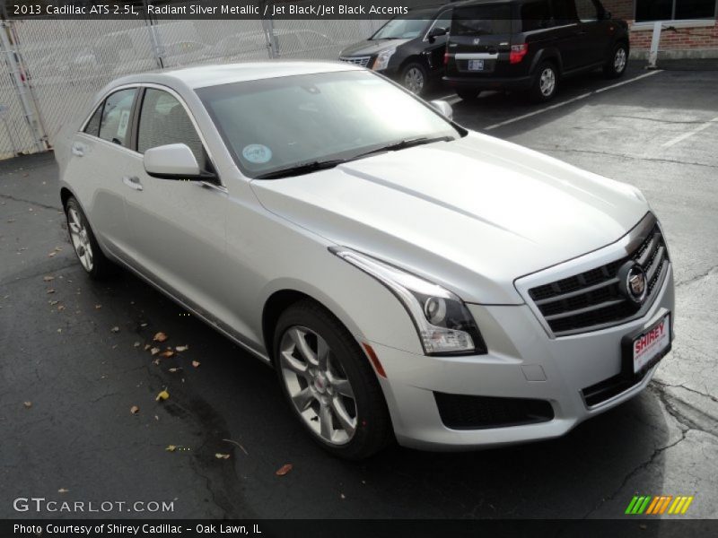 Radiant Silver Metallic / Jet Black/Jet Black Accents 2013 Cadillac ATS 2.5L