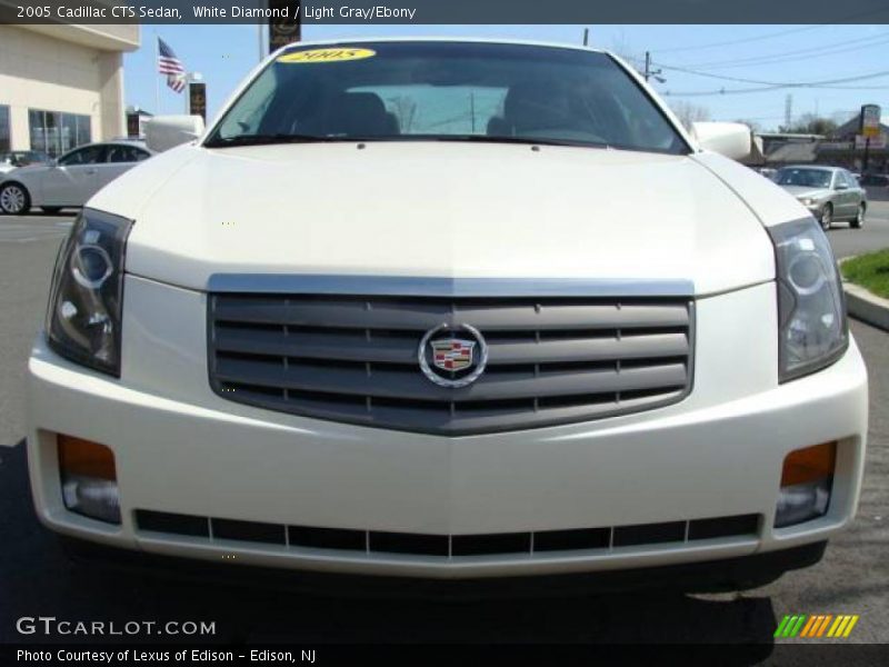 White Diamond / Light Gray/Ebony 2005 Cadillac CTS Sedan