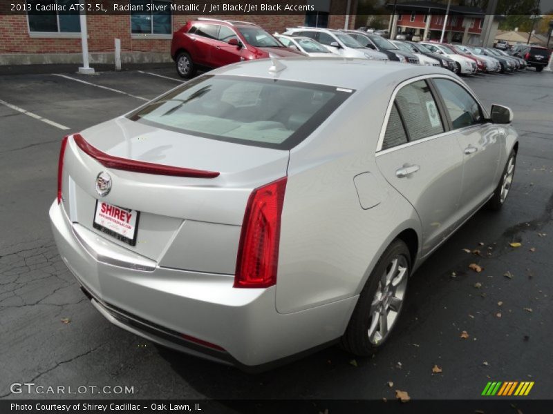 Radiant Silver Metallic / Jet Black/Jet Black Accents 2013 Cadillac ATS 2.5L
