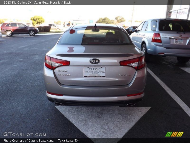 Satin Metal Metallic / Black 2013 Kia Optima SX