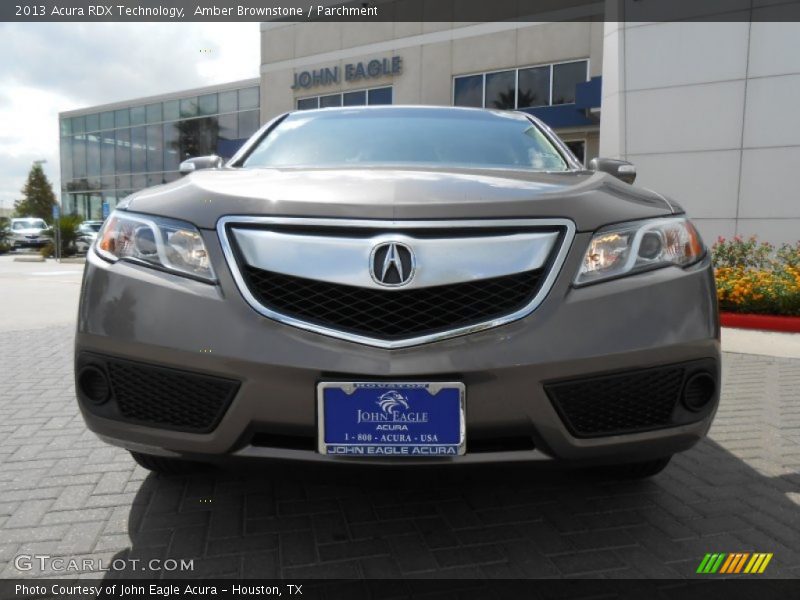 Amber Brownstone / Parchment 2013 Acura RDX Technology