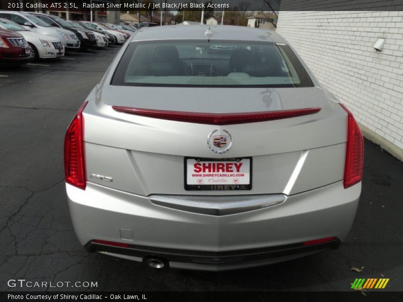 Radiant Silver Metallic / Jet Black/Jet Black Accents 2013 Cadillac ATS 2.5L