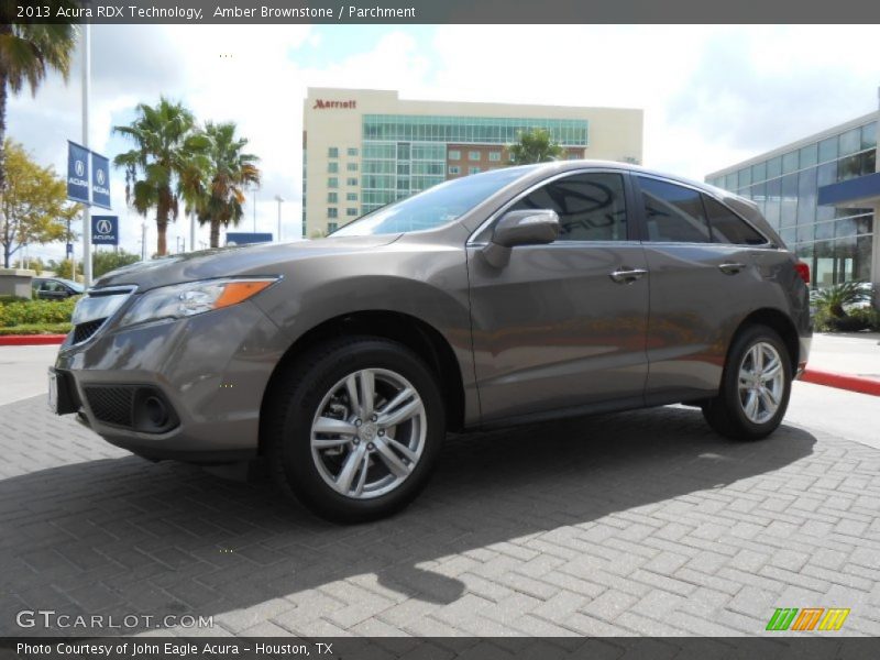 Amber Brownstone / Parchment 2013 Acura RDX Technology