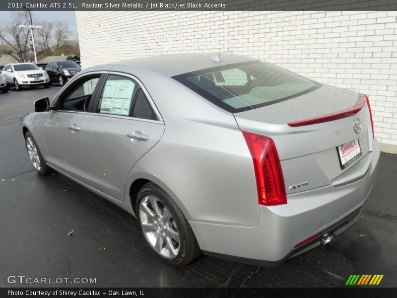 Radiant Silver Metallic / Jet Black/Jet Black Accents 2013 Cadillac ATS 2.5L