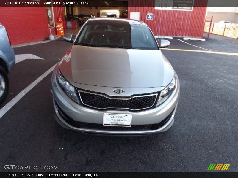 Satin Metal Metallic / Black 2013 Kia Optima SX