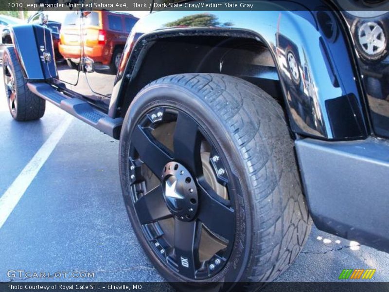 Black / Dark Slate Gray/Medium Slate Gray 2010 Jeep Wrangler Unlimited Sahara 4x4