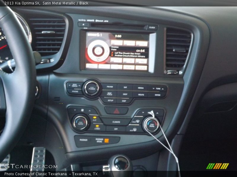 Satin Metal Metallic / Black 2013 Kia Optima SX