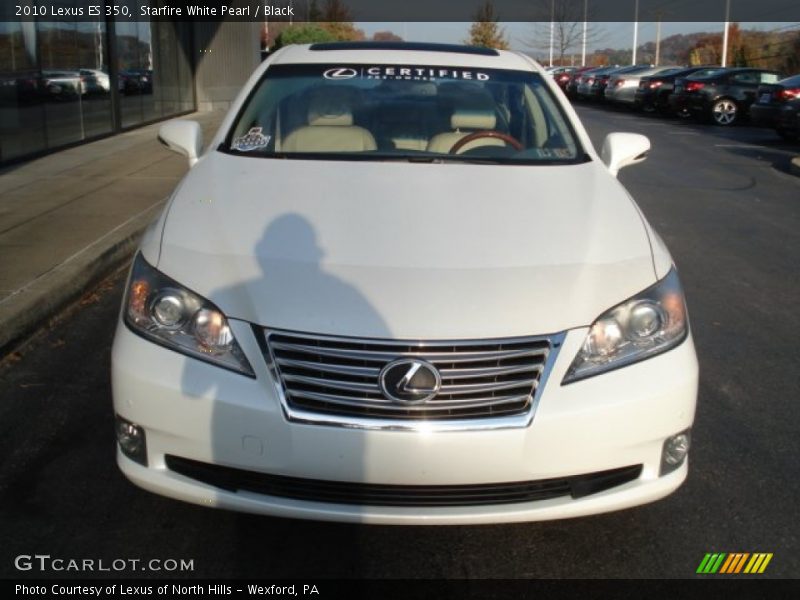 Starfire White Pearl / Black 2010 Lexus ES 350