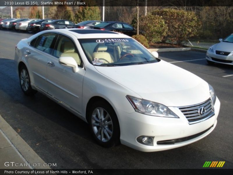 Starfire White Pearl / Black 2010 Lexus ES 350