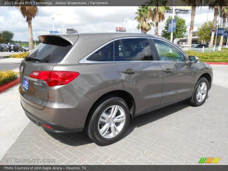 Amber Brownstone / Parchment 2013 Acura RDX Technology