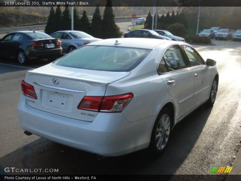 Starfire White Pearl / Black 2010 Lexus ES 350