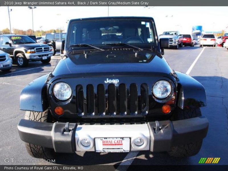 Black / Dark Slate Gray/Medium Slate Gray 2010 Jeep Wrangler Unlimited Sahara 4x4