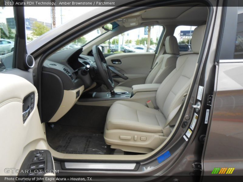 Amber Brownstone / Parchment 2013 Acura RDX Technology