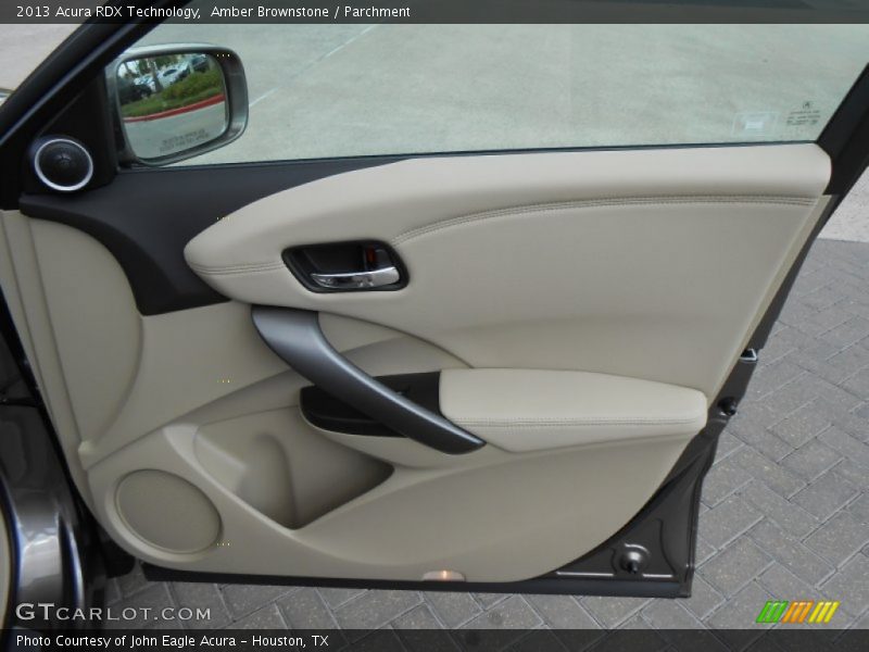 Amber Brownstone / Parchment 2013 Acura RDX Technology
