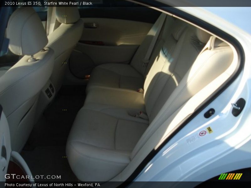 Starfire White Pearl / Black 2010 Lexus ES 350