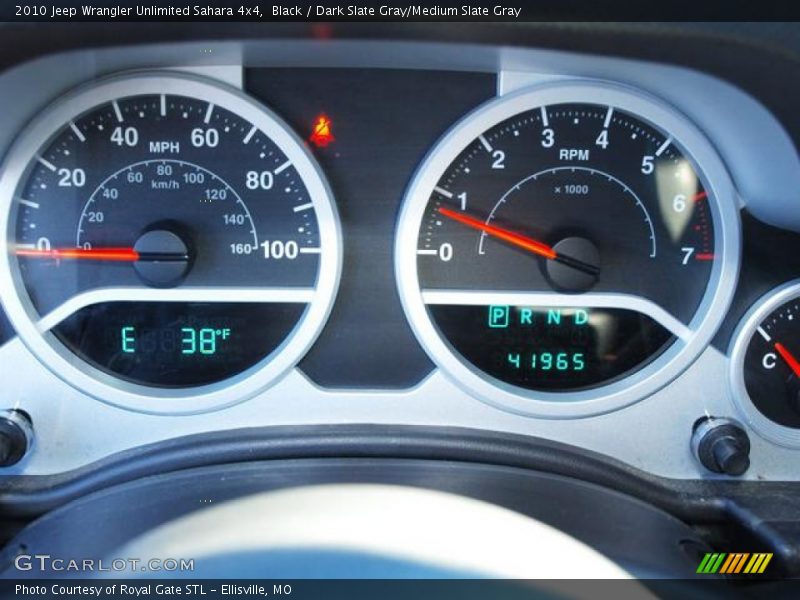 Black / Dark Slate Gray/Medium Slate Gray 2010 Jeep Wrangler Unlimited Sahara 4x4