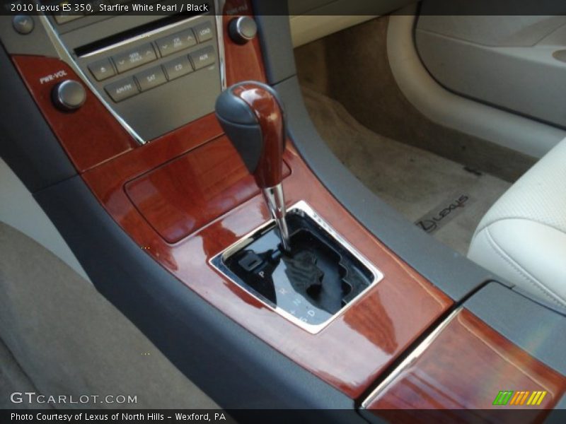 Starfire White Pearl / Black 2010 Lexus ES 350