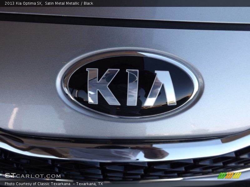 Satin Metal Metallic / Black 2013 Kia Optima SX