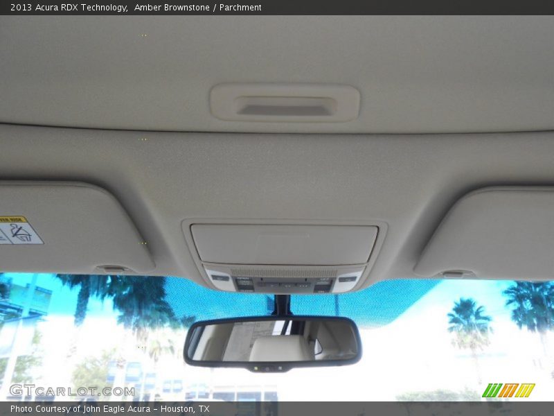 Amber Brownstone / Parchment 2013 Acura RDX Technology
