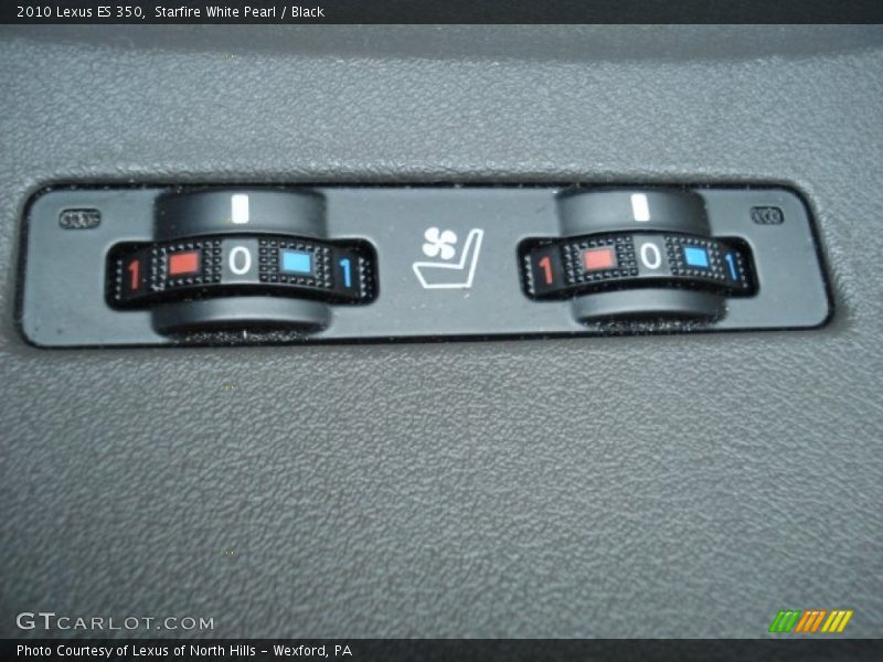 Starfire White Pearl / Black 2010 Lexus ES 350