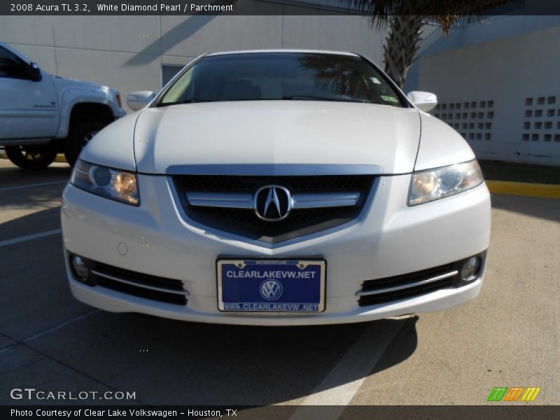 White Diamond Pearl / Parchment 2008 Acura TL 3.2